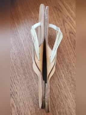 The Row Casablanca  Leather Slide Sandals with White Straps